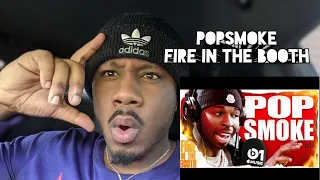 Popsmoke - Fire in the Booth! reaction video