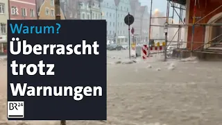 Nach Unwetter in der Oberpfalz: Warum wurden Warnungen nicht ernst genommen? | Abendschau | BR24