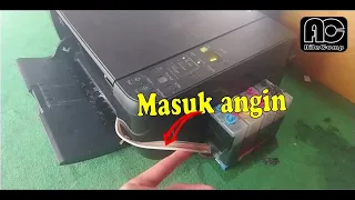 cara melancarkan tinta dari tabung infus ke cartridge