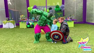 Show Infantil de Avengers con Estrellas Mágicas - Mágicamente Divertido!!!