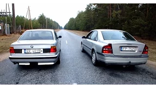 bmw e34 525 tds vs volvo s80 2.5 tdi 2