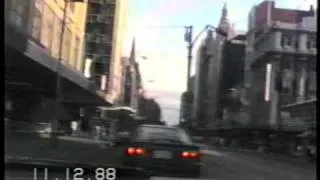 1988 Swanston St Melbourne Part 1.