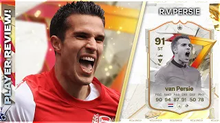 WHAT A CARD!!!! 91 RATED GOLOZA ICON ROBIN VAN PERSIE PLAYER REVIEW - EA FC24 ULTIMATE TEAM