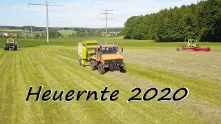 Heuernte 2020 MB Trac und Unimog