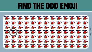 Find the Odd Emoji 8 Emoji Challenges | Test Your Eyes