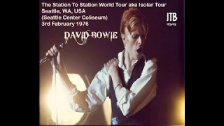 David Bowie 1976 02 03 Center Coliseum, Seattle