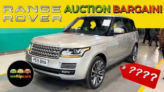 RANGE ROVER BARGAIN ( UK CAR AUCTION ) £100k+ NEW BUT SOLD FOR HOW MUCH??
