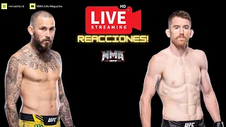 UFC EN VIVO. MARLON CHITO VERA VS CORY SANDHAGEN. REACCIONES UFC