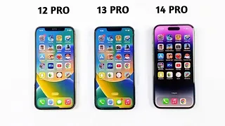 iPhone 12 Pro Vs 13 Pro Vs iPhone 14 Pro | SPEED TEST (2023)