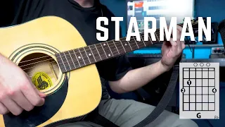 David Bowie - Starman - Guitar Tutorial