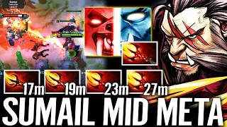 🔥 SUMAIL LYCAN Dagon MID!!? WTF King of Mid NEW META Trying Fun Game Crazy Build Dota 2 Pro