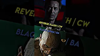 Reverse Flash vs Black Adam and DCEU Flash vs CW Flash | Collab with @ItzHuzaifa #shorts