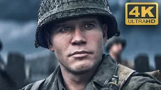 Call of Duty: WWII | Прохождение на PC без комментариев [4K] — #1 [День высадки] | #BLACKRINSLER
