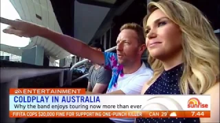 Coldplay get candid on Sunrise