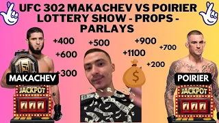 UFC 302 - Makachev vs Poirier - LOTTERY show - PROPS - PARLAYS - DRAFTKINGS -