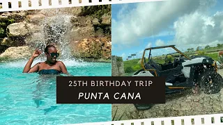 VLOG - 25TH BIRTHDAY TRIP | DOMINICAN REPUBLIC - PUNTA CANA | ZIP LINING, HORSEBACK RIDING | PART 1