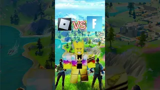 Roblox VS Fortnite! ⚔️ #shorts