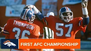Broncos win first AFC Championship | NFL's Greatest Moments