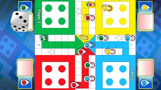 Ludo game in 4 players / Ludo king 2024 / Ludo gameplay