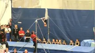 Christian Gidlund on High Bar at Olympic Training Center 26Feb2010