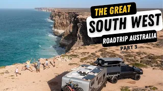 The Great South West Part 3 - Crossing the Nullarbor Plain in 2 days😳 & Epic Swimming Holes💦