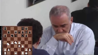 AMAZING GAME!! Garry Kasparov vs Fabiano Caruana || Your Next Move GCT 2018