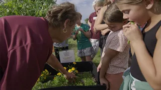 Kids explore with hands on activities | Children’s garden in Renville County