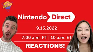 Nintendo Direct 9.13.2022 LIVE Reactions - Kit & Krysta