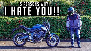 5 things I HATE about my Honda CB650R