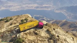 Driving a semi Truck up mt. Chiliad