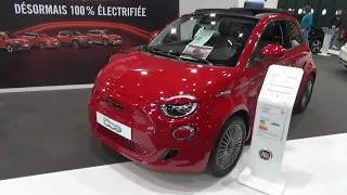 2022 Fiat 500 Cabrio 95 - Exterior and Interior - Salon Automobile Lyon