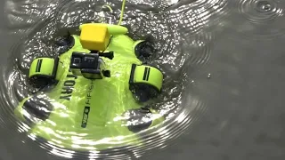 Unterwasser Drohne - Erste Unterwasseraufnahmen im Aubad Tulln ( ROV QYSEA Fifish V6s )