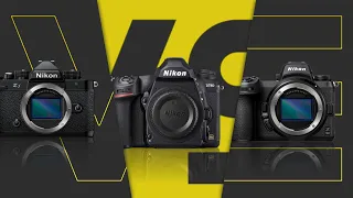 Nikon D780 vs Z f vs Z6 II