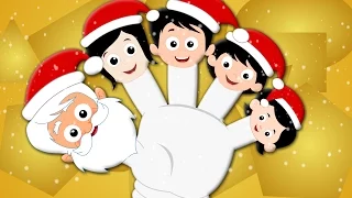 Santa Claus Finger Family Song | Christmas Carols | Kids Tv Nursery Rhymes & Cartoon Song