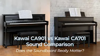 Kawai CA901 vs. CA701 Digital Piano [Sound Comparison Demo] - Does the Soundboard Really Matter?