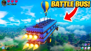 I Built the BATTLE BUS In Lego Fortnite (GUIDE)