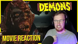 Demons! (1985) Movie Reaction! (insanely brutal!) *First Time Watching*