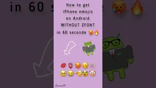 How to get iPhone emojis on Android "Oppo & Realme device"  #android #emoji #iphone #youtubeshorts