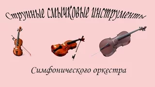 Струнные инструменты симфонического оркестра