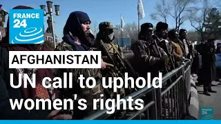 UN chief calls on Taliban to uphold women's rights • FRANCE 24 English