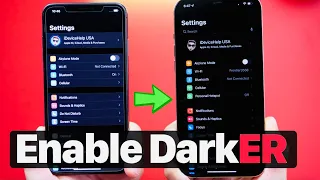 How to Enable SUPER DARK Mode on iPhone