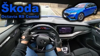 POV test drive | 2020 Škoda Octavia Combi RS 2.0 TDI 147 kW 4x4 DSG