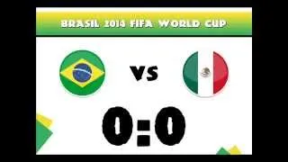 Brazil vs Mexico 0-0 2014 All Goals - result / 17.06.2014 Fifa World Cup Brazil 2014