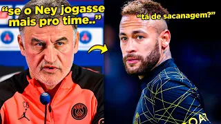 GALTIER VAI CULPAR O NEYMAR AGORA?? CLIMA DO PSG TÁ HORRÍVEL ANTES DO JOGO COM O BAYERN!!!