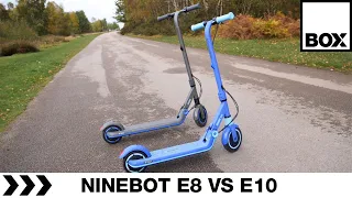 Ninebot E8 vs E10 Comparison - Segway's New Kids Electric Scooter Range!