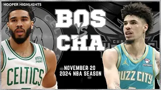 Boston Celtics vs Charlotte Hornets Full Game Highlights | Nov 20 | 2024 NBA Season