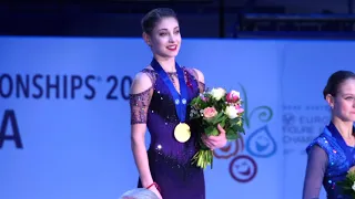 4K Fancam Alena Kostornaia 2020 Euros EC Victory Ceremony