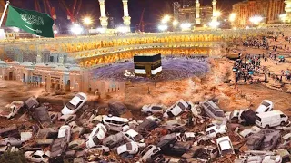 Saudi Arabia now! Heaven vented its anger! A storm with a wind speed of 199 km/h in Kaaba!