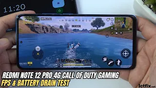 Xiaomi Redmi Note 12 Pro 4G Call of Duty Mobile Gaming test | Snapdragon 732G, 120Hz Display