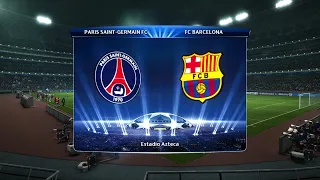 PES 2013 - UEFA Champions League Round 1st leg - PSG vs Barcelona